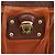 Marc Jacobs Bolsa Bowling em couro acolchoado Tan Burgundy - vista 6