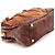 Marc Jacobs Bolsa Bowling em couro acolchoado Tan Burgundy - vista 7