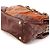 Marc Jacobs Bolsa Bowling em couro acolchoado Tan Burgundy - vista 8