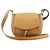 Marc Jacobs Bolsa crossbody com aba em couro granulado bege