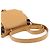 Marc Jacobs Bolsa crossbody com aba em couro granulado bege - vista 10
