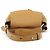 Marc Jacobs Bolsa crossbody com aba em couro granulado bege - vista 4