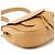 Marc Jacobs Bolsa crossbody com aba em couro granulado bege - vista 8
