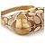 Coach 11599 Borsa a Tracolla Ergo Hobo Beige Gold - vista 8