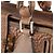 Chloé Borsa Tote in pelle borchiata marrone chiaro - vista 8