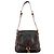 Marc by Marc Jacobs Borsa crossbody con tasche in pelle marrone scuro