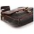 Marc by Marc Jacobs Borsa crossbody con tasche in pelle marrone scuro - vista 7