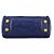 Marc by Marc Jacobs Borsa Bowling Classic 2-Way in pelle blu - vista 5