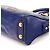 Marc by Marc Jacobs Borsa Bowling Classic 2-Way in pelle blu - vista 7