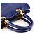 Marc by Marc Jacobs Borsa Bowling Classic 2-Way in pelle blu - vista 9