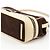 Prada Borsa a tracolla con struttura in tela marrone e beige Autunno 2000 - vista 11