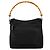 Bamboo Gucci Borsa a spalla in nylon nero con bambù