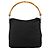 Bamboo Gucci Borsa a spalla in nylon nero con bambù - vista 3