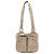 Marc by Marc Jacobs Borsa tote multi-tasche in pelle verniciata Greige