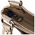 Marc by Marc Jacobs Borsa tote multi-tasche in pelle verniciata Greige - vista 11