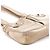 Marc by Marc Jacobs Borsa tote multi-tasche in pelle verniciata Greige - vista 7