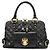 Marc Jacobs Saco Tote Venetia em pele acolchoada preta