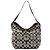 Coach Borsa a Tracolla Hobo 6845 Grey Black Signature Canvas