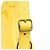 Marc Jacobs Borsa a tracolla con tasca in pelle gialla - vista 9