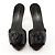 Yves Saint Laurent Mules Nadja in pelle nera Autunno 2004 EU 37 - vista 3