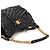 Marc Jacobs Bolsa de Ombro de Couro Acolchoado Preta com Corrente - vista 13