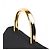 Prada Borsa Tessuto Metal con manico superiore Navy Gold - vista 8