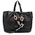 Dolce & Gabbana Borsa Tote Balloon 2-Way in pelle nera - vista 3
