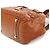 Marc Jacobs Borsa bowling in pelle trapuntata marrone chiaro - vista 11