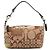 Coach Mini Pochette Bag Patchwork Signature Beige