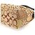 Coach Mini Pochette Bag Patchwork Signature Beige - vista 10