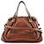 Chloé Borsa Paraty 2-Way in pelle marrone