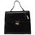 Gucci 000 0857 Borsa Lady Lock in pelle nera