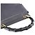 Gucci Anthrazitfarbene Lederhandtasche mit Bamboo-Griff - Ansicht 9