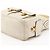 Marc Jacobs Borsa a tracolla Blake in pelle trapuntata avorio con tasche multiple - vista 9