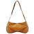 Prada Borsa a tracolla in pelle traforata Tan Spring 2000