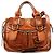 Chloé Borsa Bay 2-Way in pelle marrone