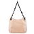 Gucci Borsa a tracolla con catena in pelle verniciata beige - vista 3