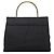 Prada Borsa a mano in nylon Tessuto Metallo blu navy - vista 3