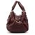 Marc by Marc Jacobs Borsa 2-Way Classic Q in pelle bordeaux - vista 2