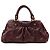 Marc by Marc Jacobs Borsa 2-Way Classic Q in pelle bordeaux - vista 3