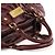 Marc by Marc Jacobs Borsa 2-Way Classic Q in pelle bordeaux - vista 9