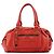 Marc by Marc Jacobs Borsa Bowling in pelle rossa con tasca anteriore