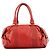 Marc by Marc Jacobs Borsa Bowling in pelle rossa con tasca anteriore - vista 3