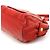 Marc by Marc Jacobs Borsa Bowling in pelle rossa con tasca anteriore - vista 8