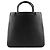 Bamboo Gucci 002 1059 Borsa a mano in pelle nera con manico in bambù - vista 3