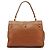Yves Saint Laurent Borsa Muse Two in pelle marrone chiaro - vista 3