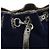 Miu Miu Zaino Duffle in pelle craquelé e velluto blu navy - vista 7