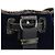 Miu Miu Zaino Duffle in pelle craquelé e velluto blu navy - vista 9