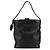Gucci Fall 2002 Schwarze Leder-Bucket-Bag mit Scharnierrahmen