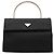 Prada Borsa Tessuto Metallo nera con manico superiore